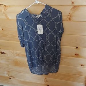 Como blu women's lg blouse